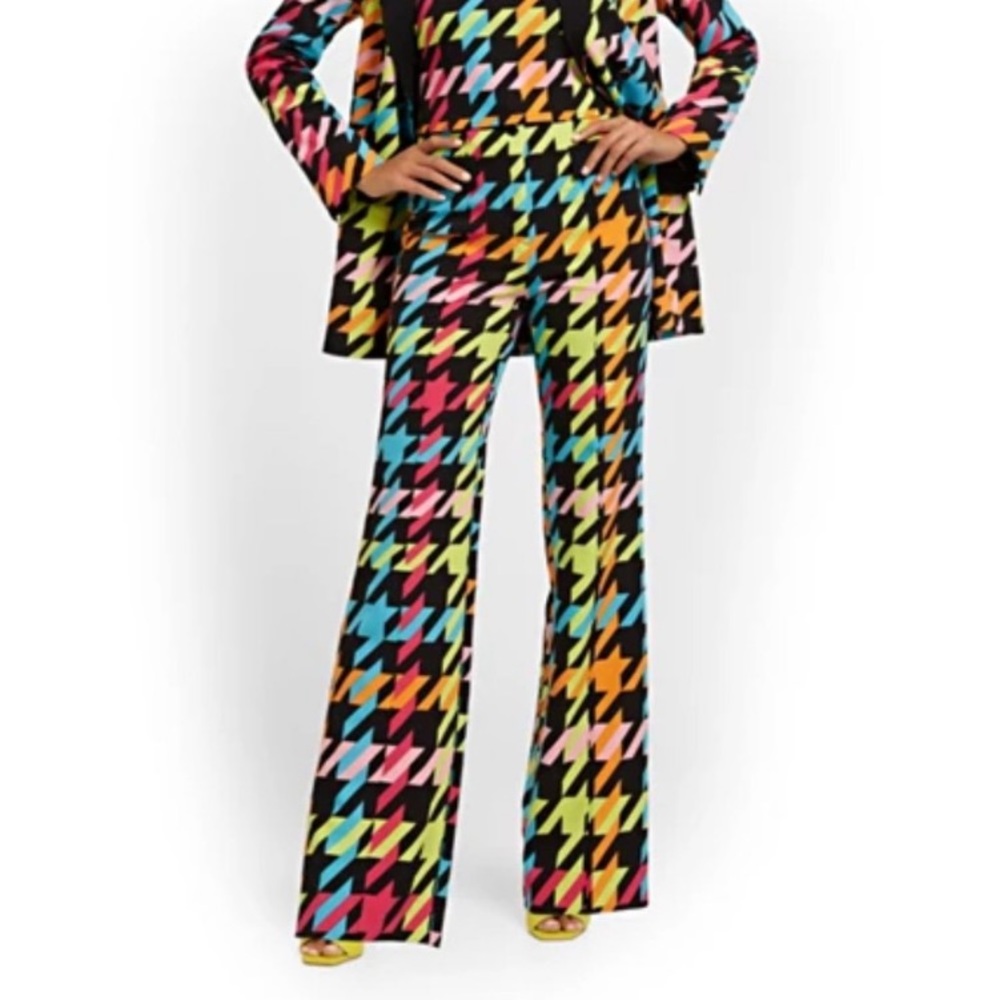 New York & Company Houndstooth
Wide-Leg Pants